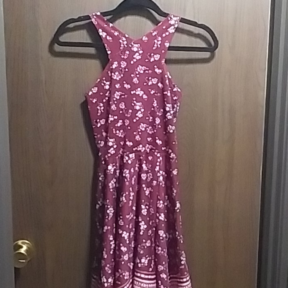 Abercrombie kids floral halter dress